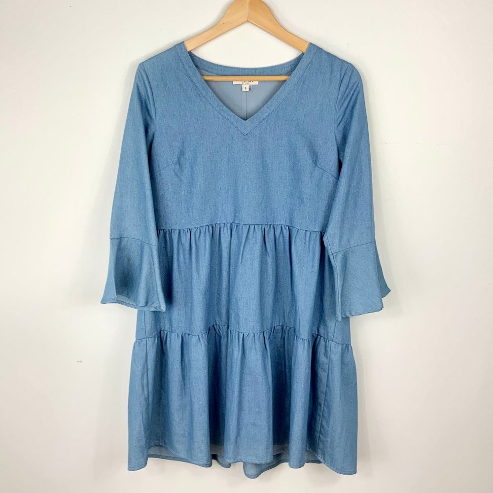 Denim Babydoll Dress